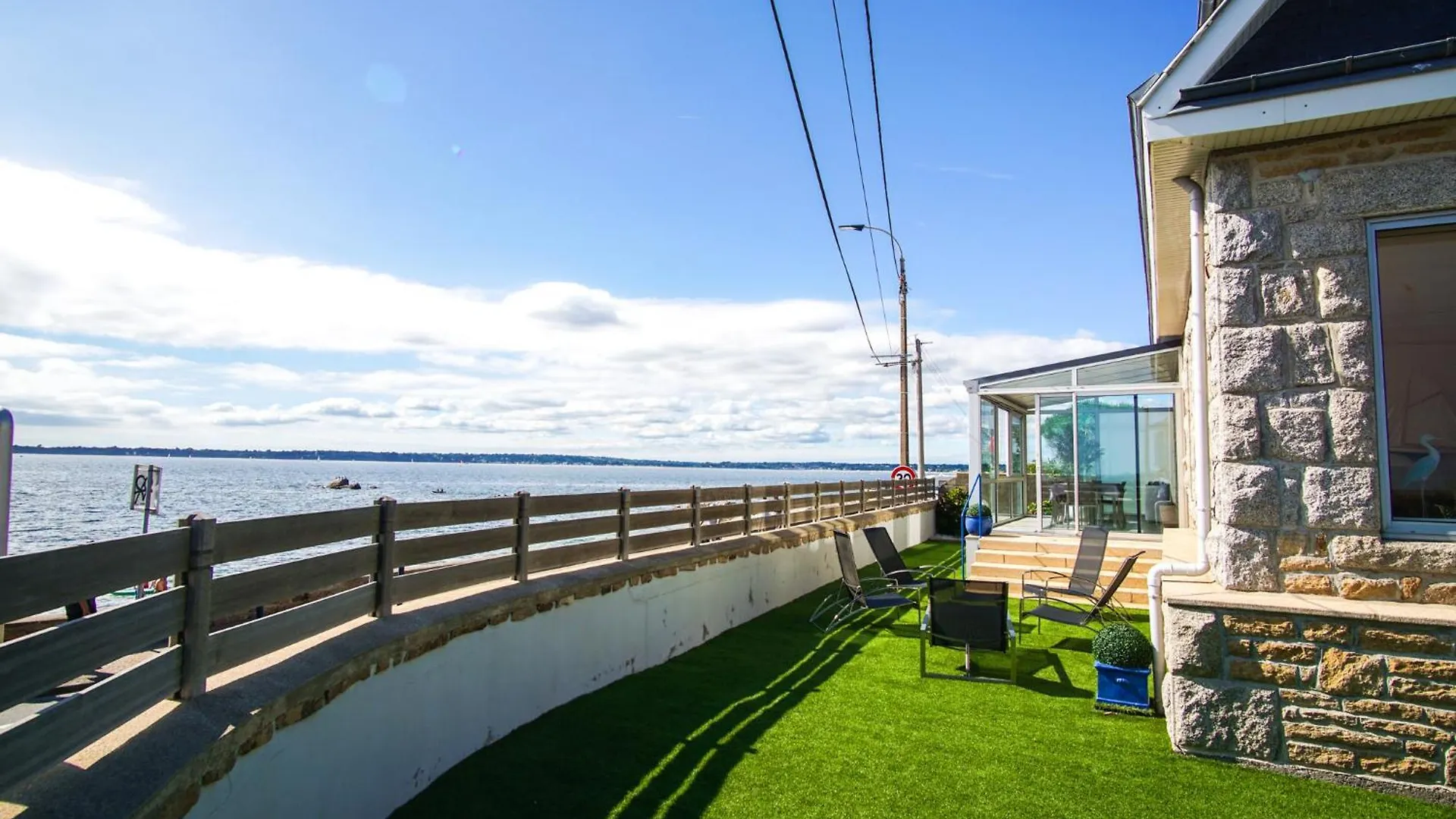 -Avel Dro- Belle Maison Familiale Vue Mer Corniche Concarneau Vakantiehuis