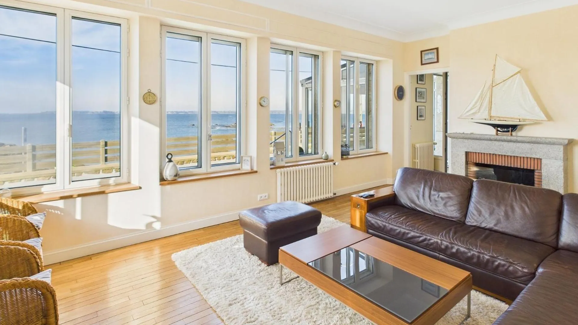 -Avel Dro- Belle Maison Familiale Vue Mer Corniche Concarneau France