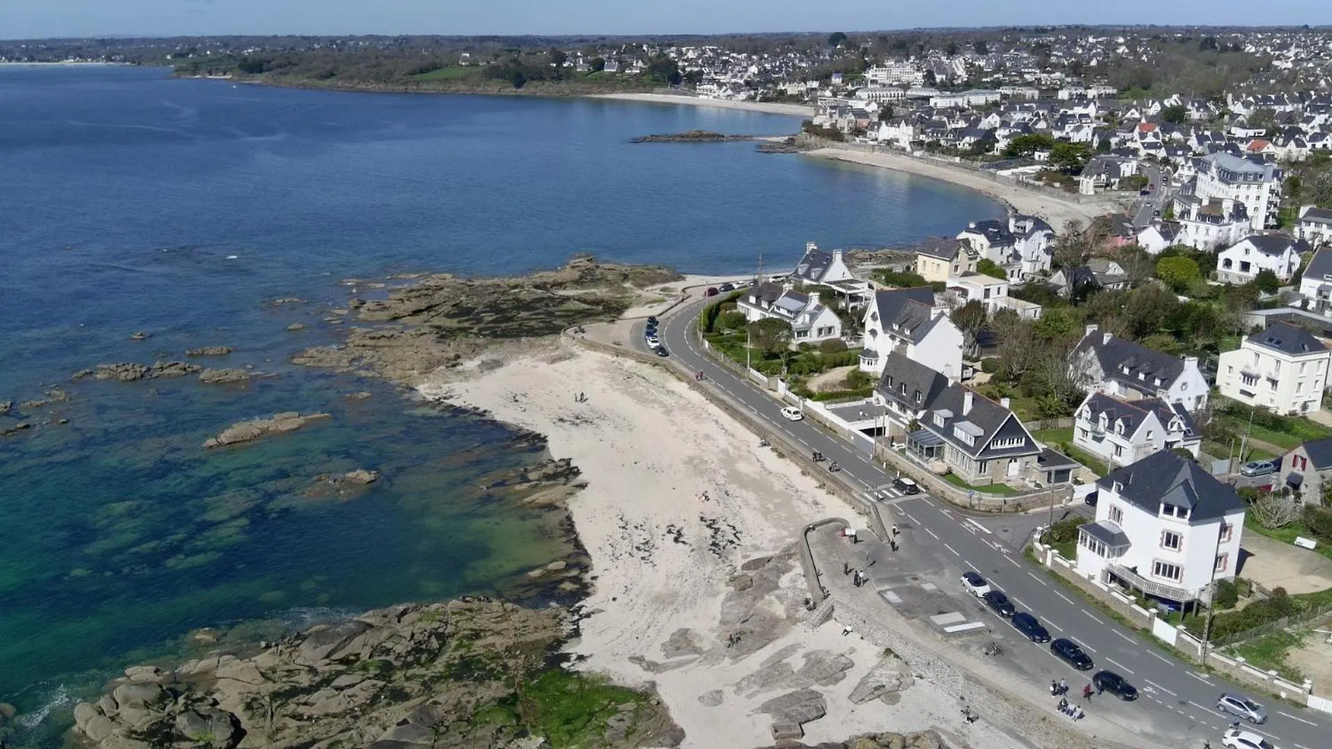 -Avel Dro- Belle Maison Familiale Vue Mer Corniche Concarneau Vakantiehuis